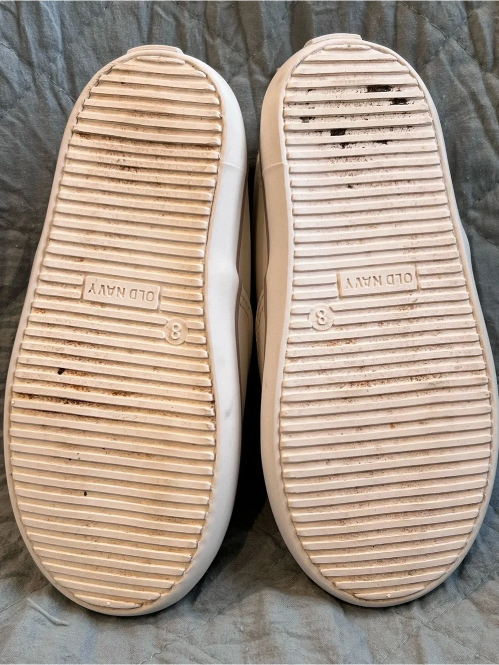 Old Navy White Lace-Up Kids Sneakers